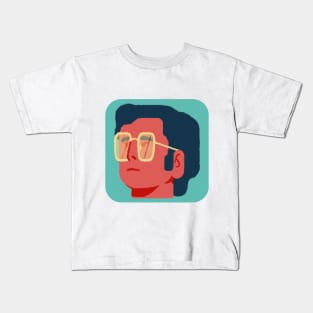 Nerdy Guy Kids T-Shirt